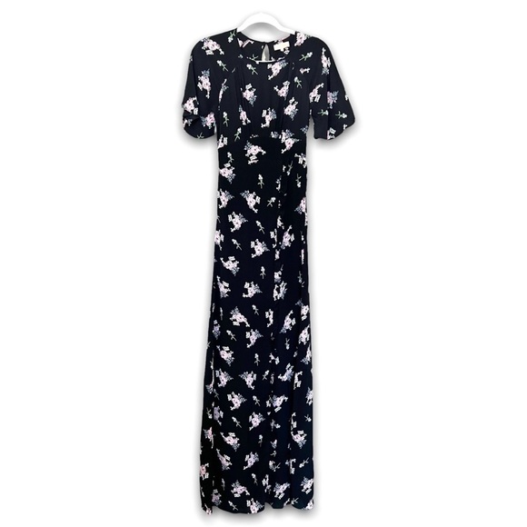 NWT ByTimo Maxi Wrap Dress size XS, floral, cottage core, retro - Picture 5 of 13